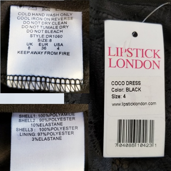 Lipstick London COCO FRINGED MINI DRESS - Picture 7 of 8